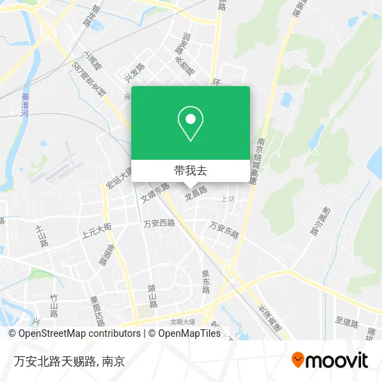 万安北路天赐路地图