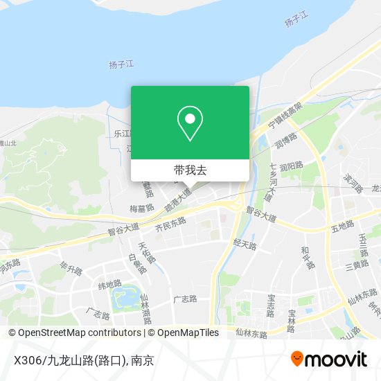 X306/九龙山路(路口)地图