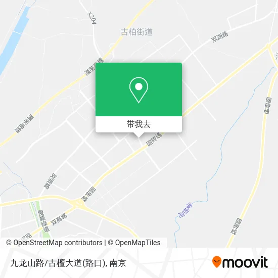 九龙山路/古檀大道(路口)地图