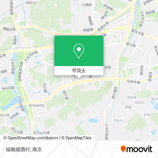福顺烟酒行地图