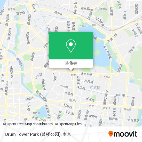 Drum Tower Park (鼓楼公园)地图