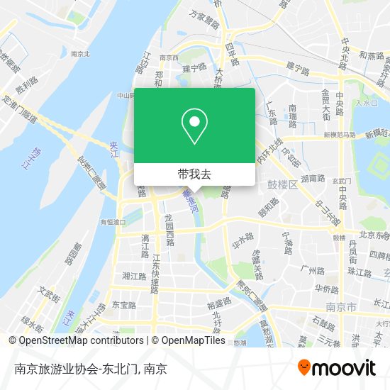 南京旅游业协会-东北门地图