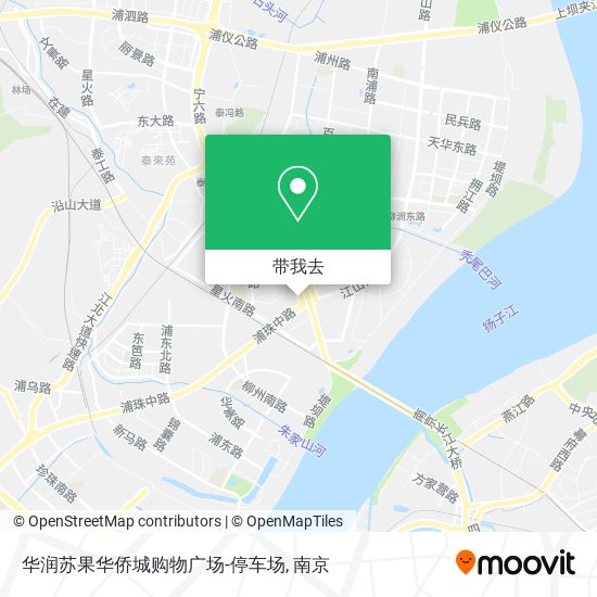 华润苏果华侨城购物广场-停车场地图