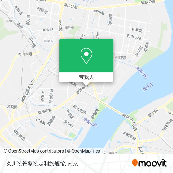 久川装饰整装定制旗舰馆地图