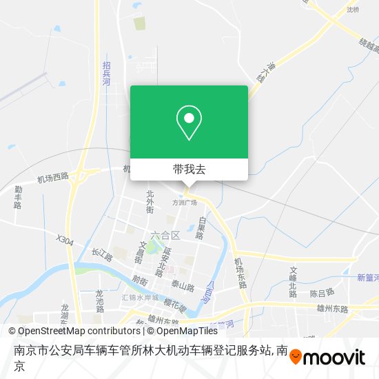 南京市公安局车辆车管所林大机动车辆登记服务站地图