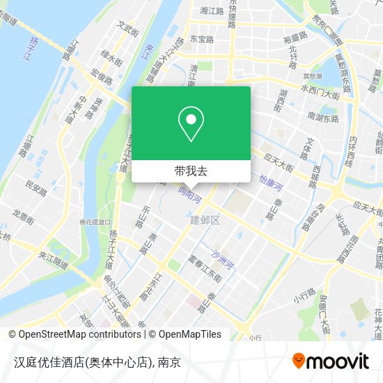 汉庭优佳酒店(奥体中心店)地图