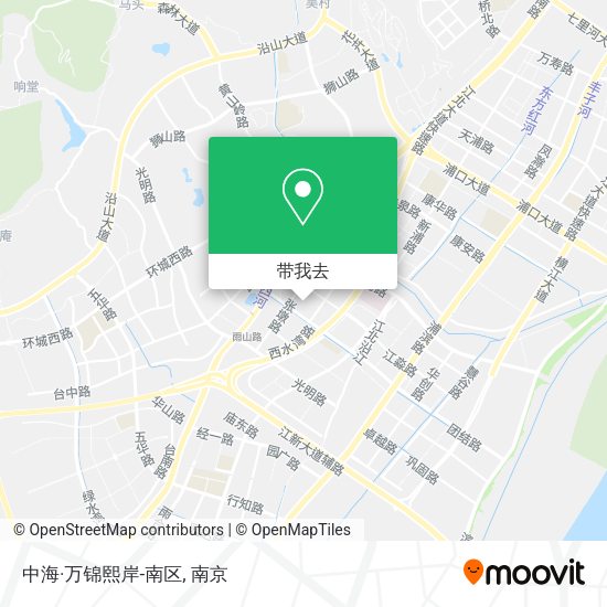 中海·万锦熙岸-南区地图