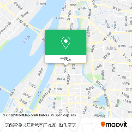 京西宾馆(龙江新城市广场店)-北门地图