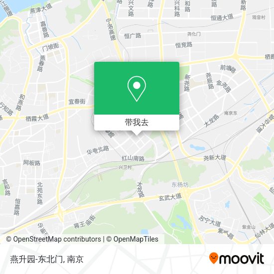 燕升园-东北门地图
