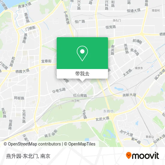 燕升园-东北门地图