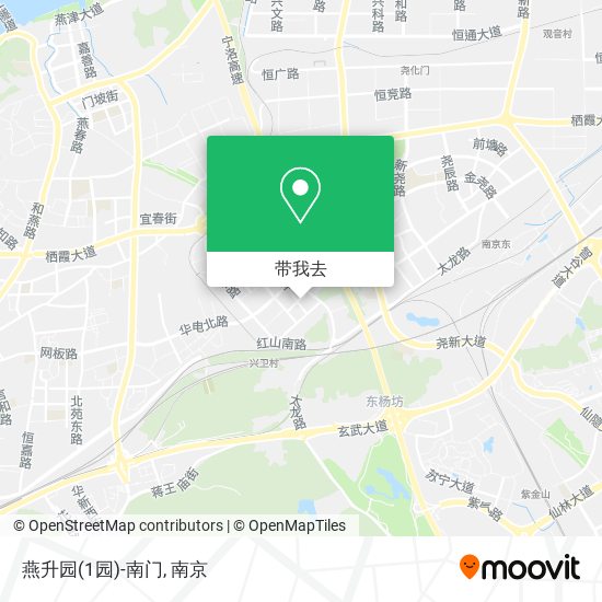 燕升园(1园)-南门地图