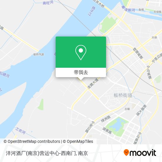 洋河酒厂(南京)营运中心-西南门地图