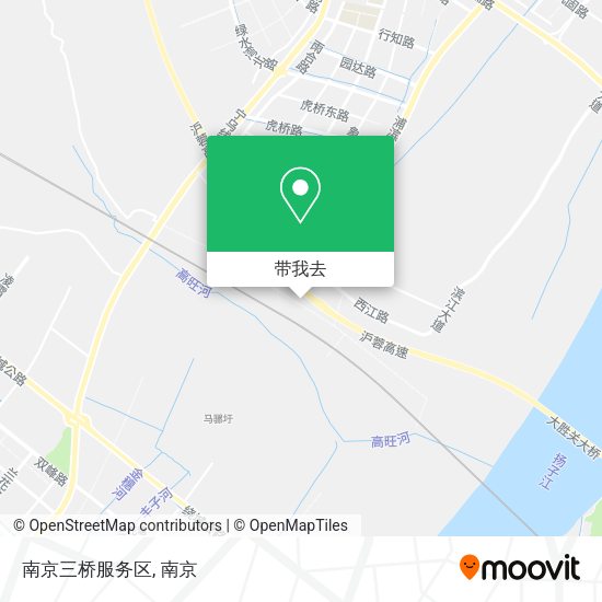 南京三桥服务区地图