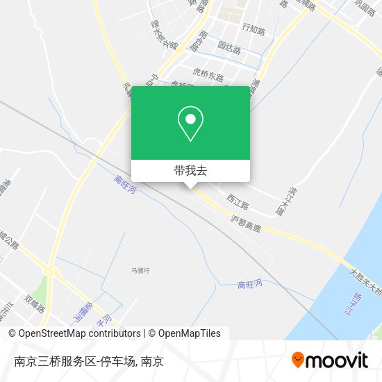 南京三桥服务区-停车场地图
