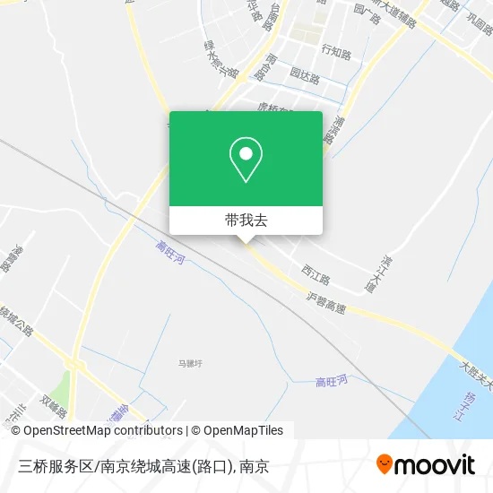 三桥服务区/南京绕城高速(路口)地图