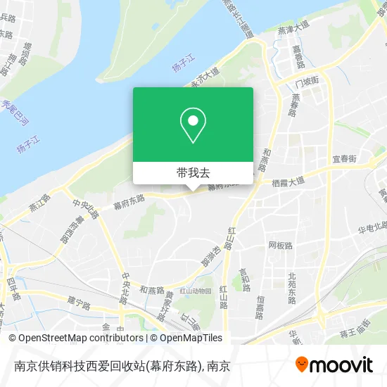 南京供销科技西爱回收站(幕府东路)地图