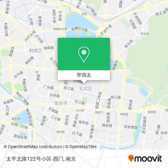 太平北路122号小区-西门地图