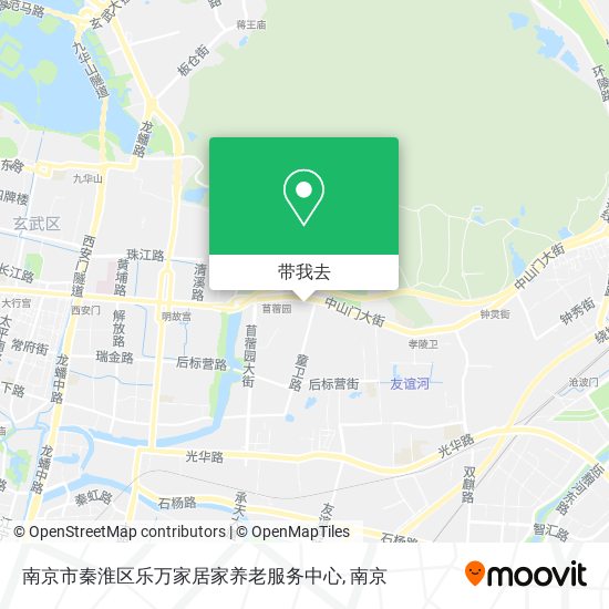 南京市秦淮区乐万家居家养老服务中心地图