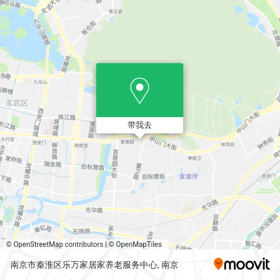 南京市秦淮区乐万家居家养老服务中心地图