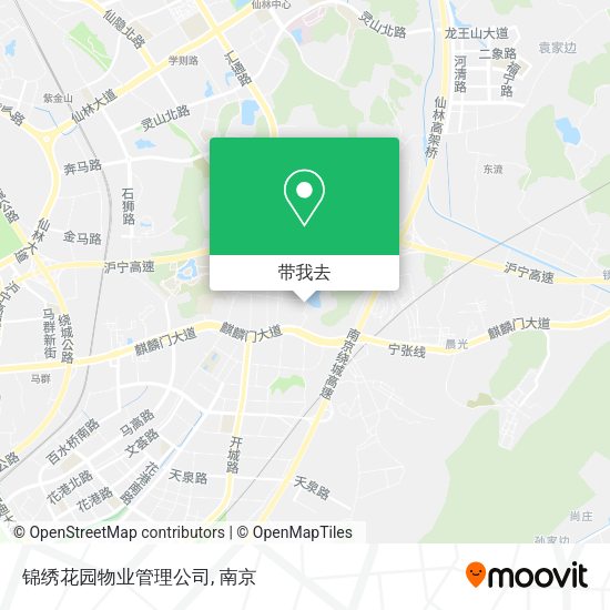 锦绣花园物业管理公司地图