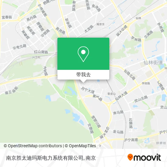 南京胜太迪玛斯电力系统有限公司地图