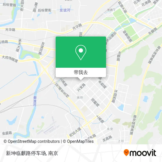 新坤临麒路停车场地图