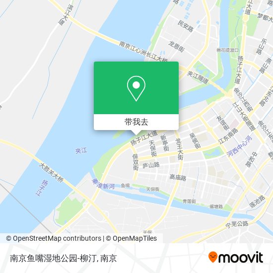 南京鱼嘴湿地公园-柳汀地图