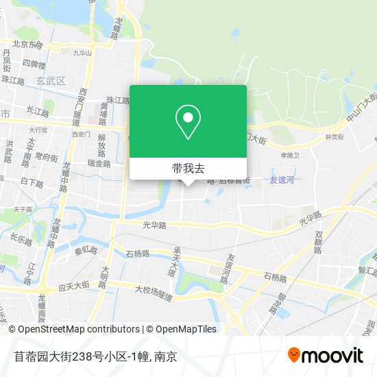 苜蓿园大街238号小区-1幢地图