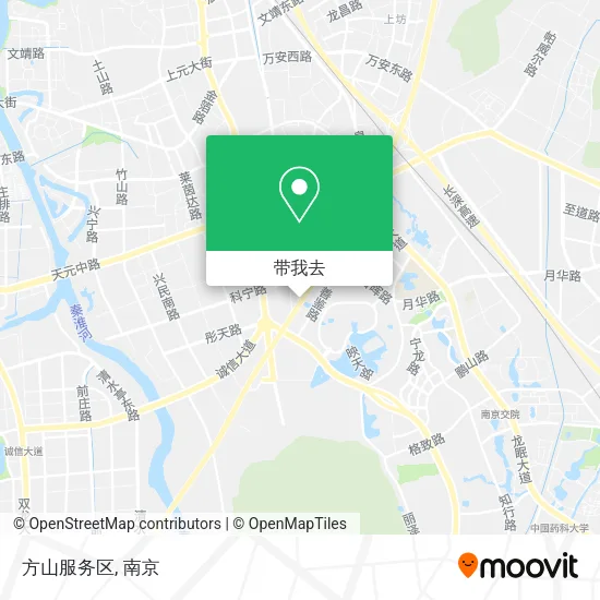 方山服务区地图
