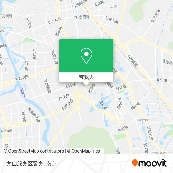 方山服务区警务地图