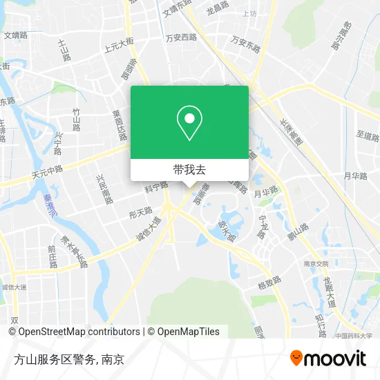 方山服务区警务地图