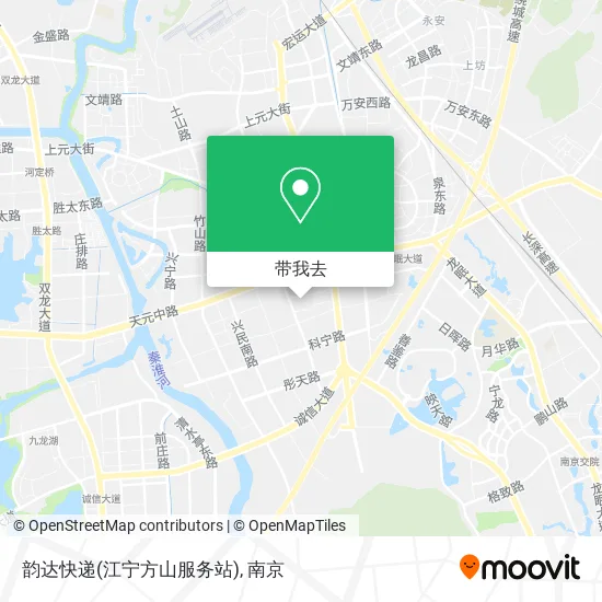 韵达快递(江宁方山服务站)地图