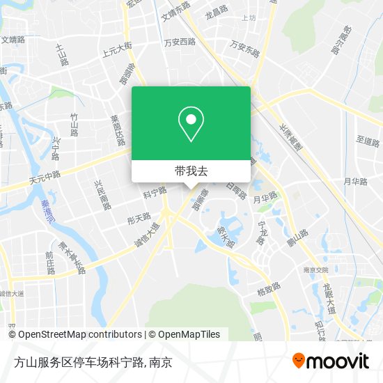 方山服务区停车场科宁路地图