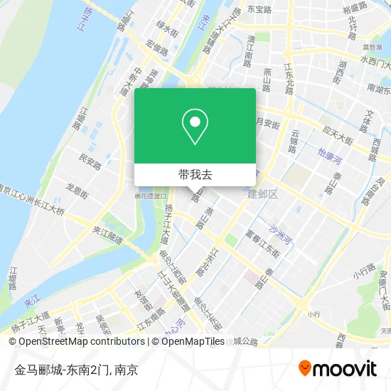 金马郦城-东南2门地图