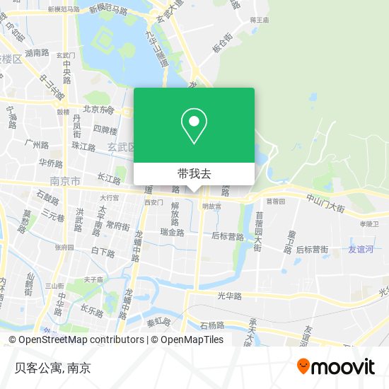 贝客公寓地图