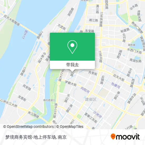 梦境商务宾馆-地上停车场地图