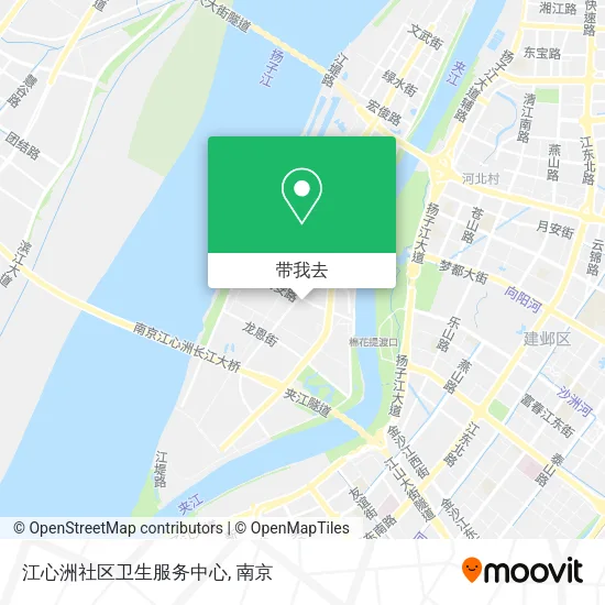 江心洲社区卫生服务中心地图