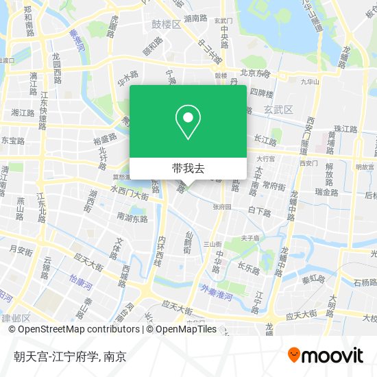 朝天宫-江宁府学地图
