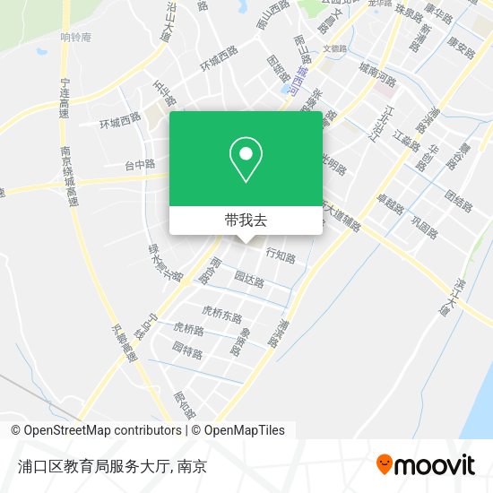 浦口区教育局服务大厅地图
