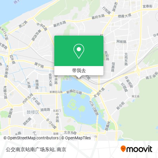 公交南京站南广场东站地图