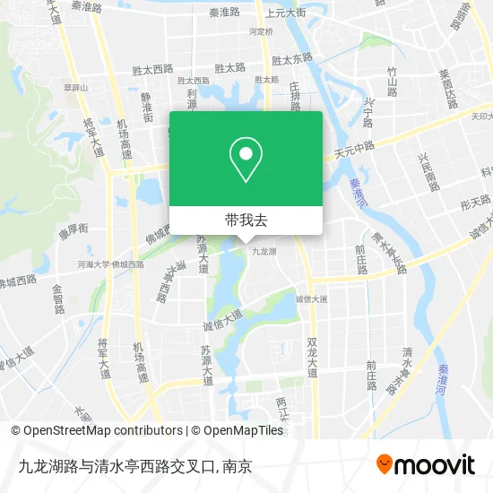 九龙湖路与清水亭西路交叉口地图