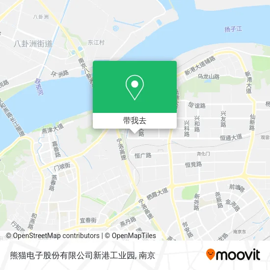 熊猫电子股份有限公司新港工业园地图