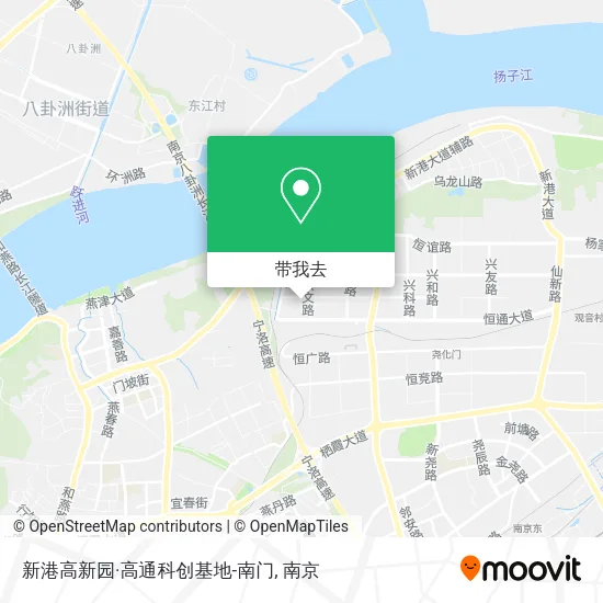 新港高新园·高通科创基地-南门地图