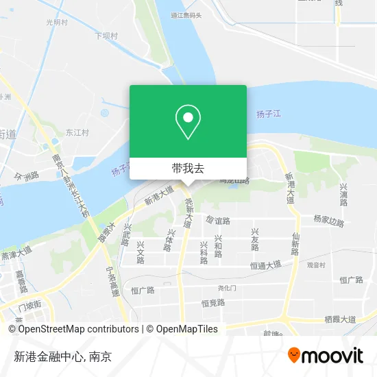 新港金融中心地图