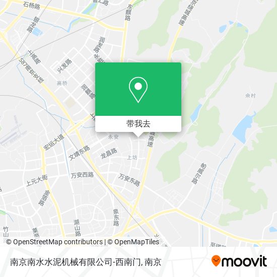 南京南水水泥机械有限公司-西南门地图
