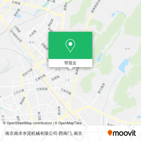 南京南水水泥机械有限公司-西南门地图