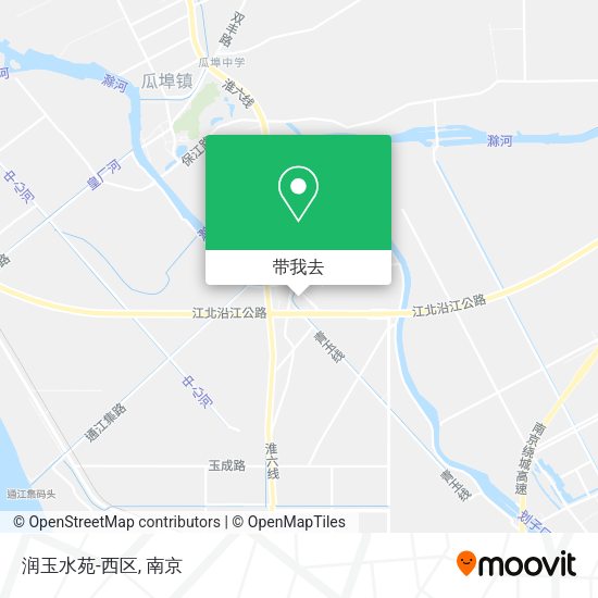 润玉水苑-西区地图