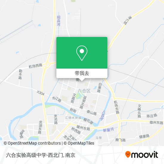 六合实验高级中学-西北门地图