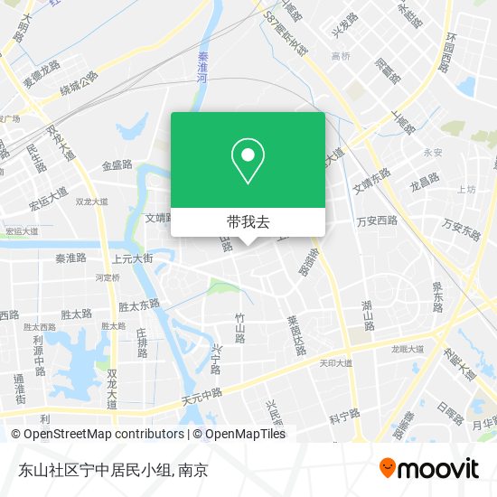东山社区宁中居民小组地图