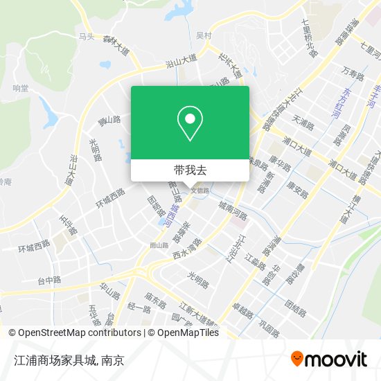 江浦商场家具城地图